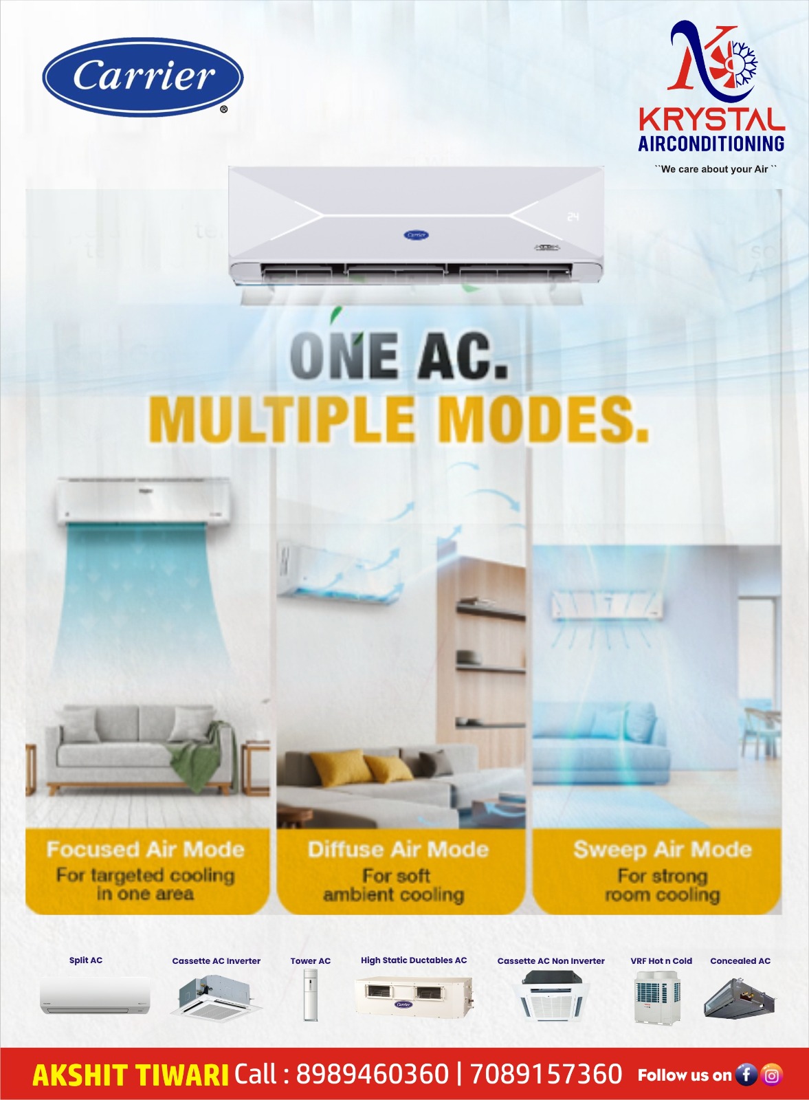 Best Carrier AC Distributor in Indore 
