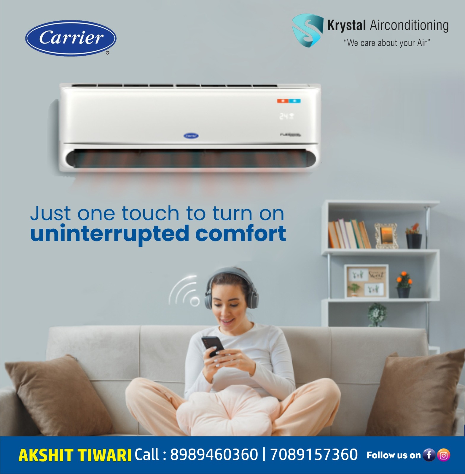 Carrier Split AC Dealer in Indore