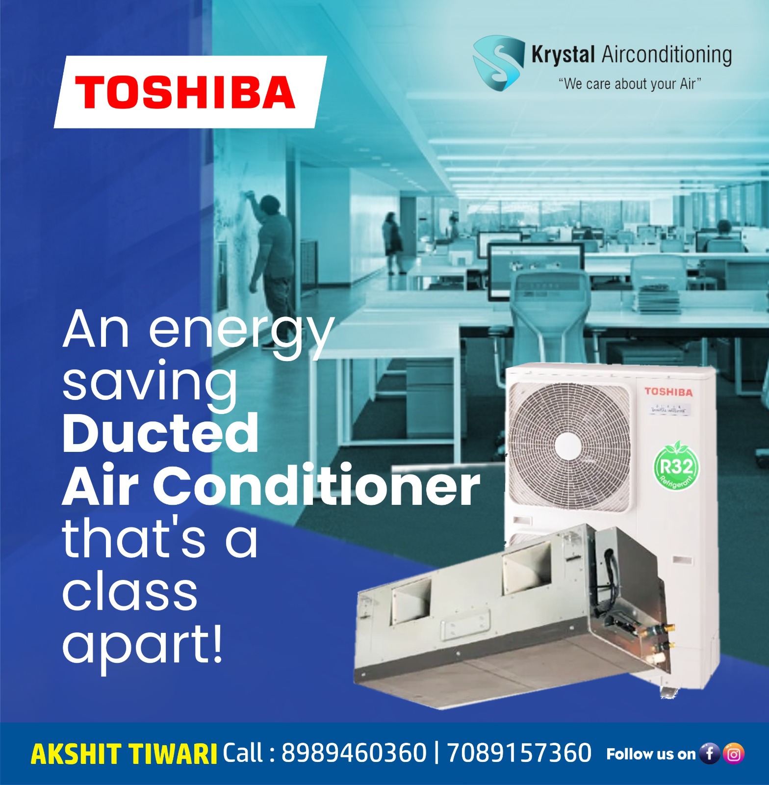 Toshiba Ducted AC Dealer in Indore