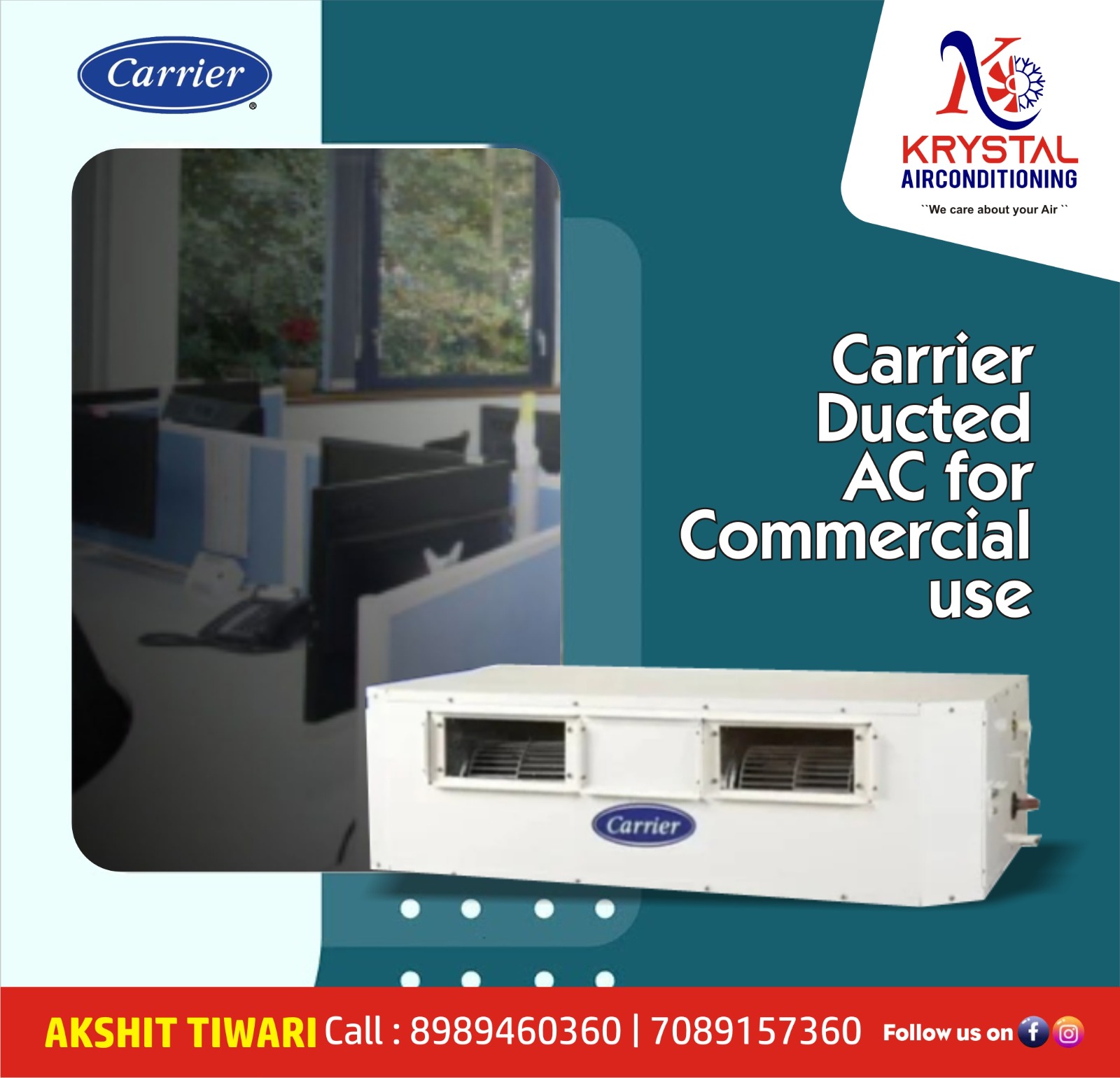 Best Carrier Ducted AC Distributor in Indore