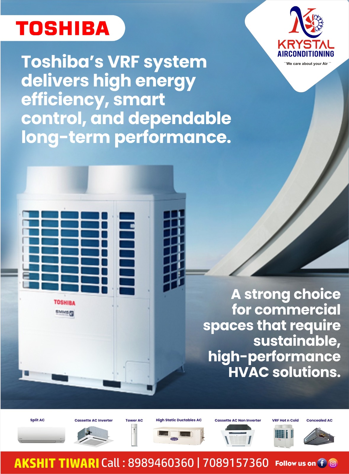 Toshiba VRF Systems Dealer in Indore 