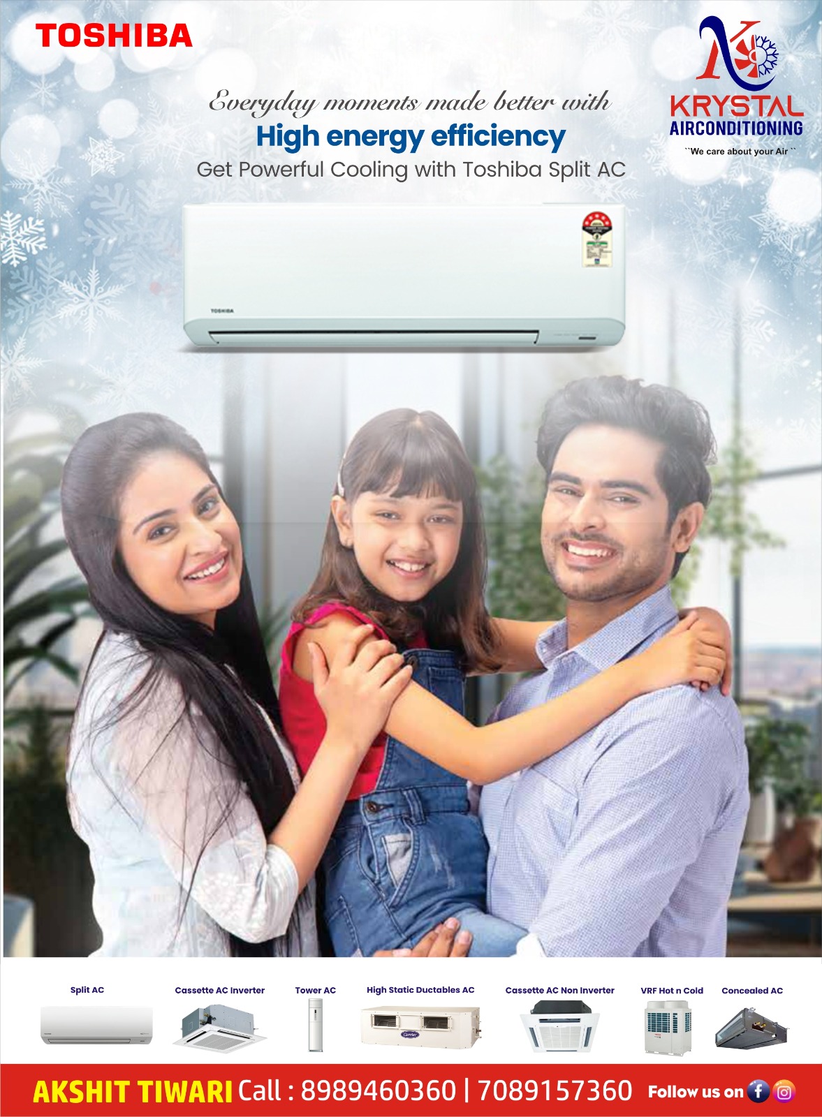 Toshiba Split AC Dealer in Indore