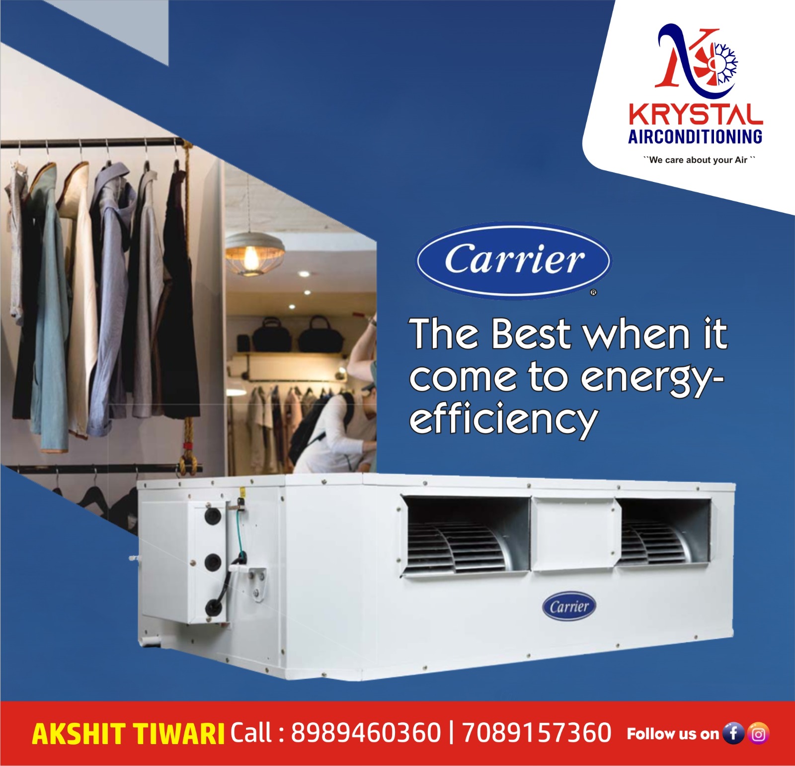 Best Carrier Ducted AC Dealer in Indore MP