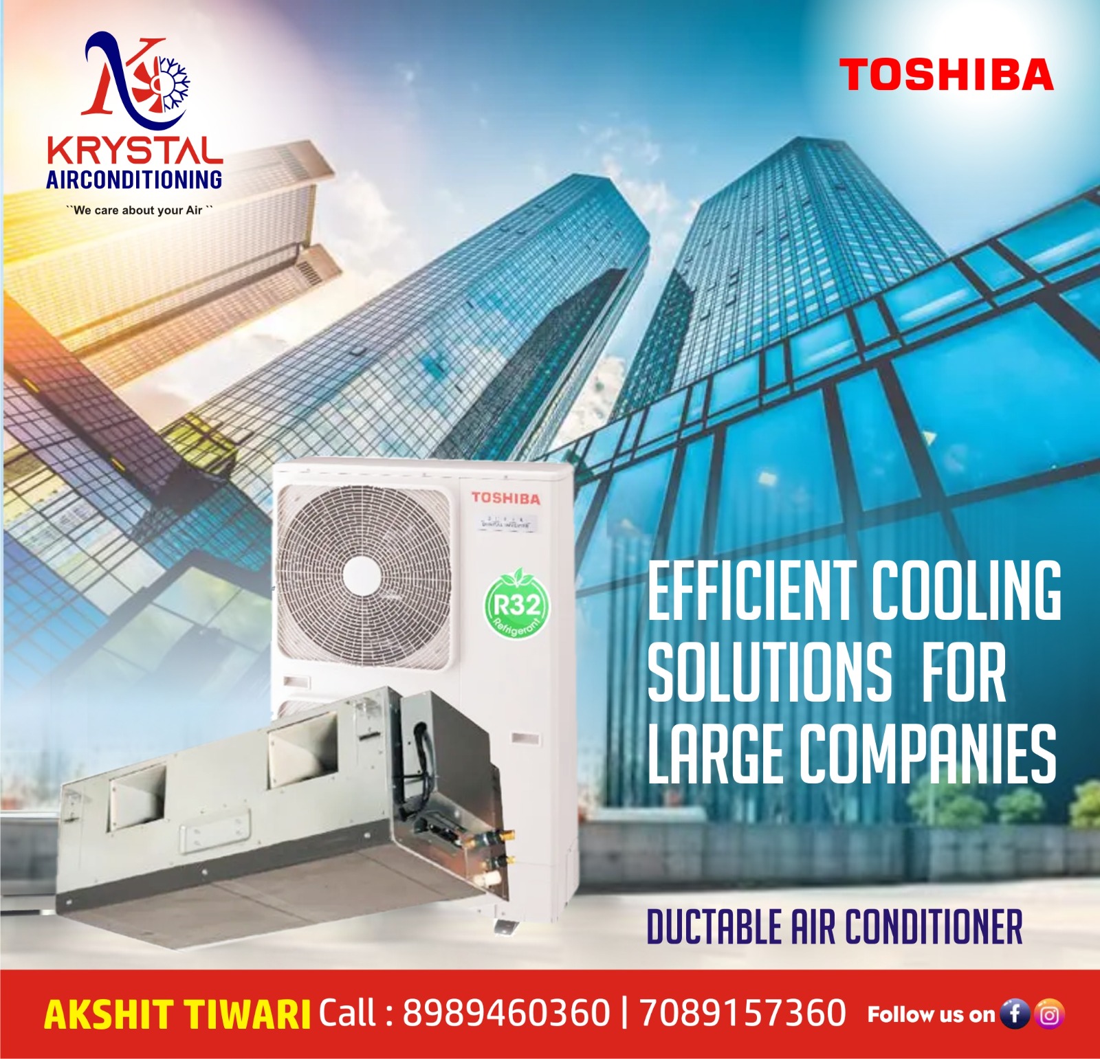 Best Toshiba Ductable AC Dealer in Indore