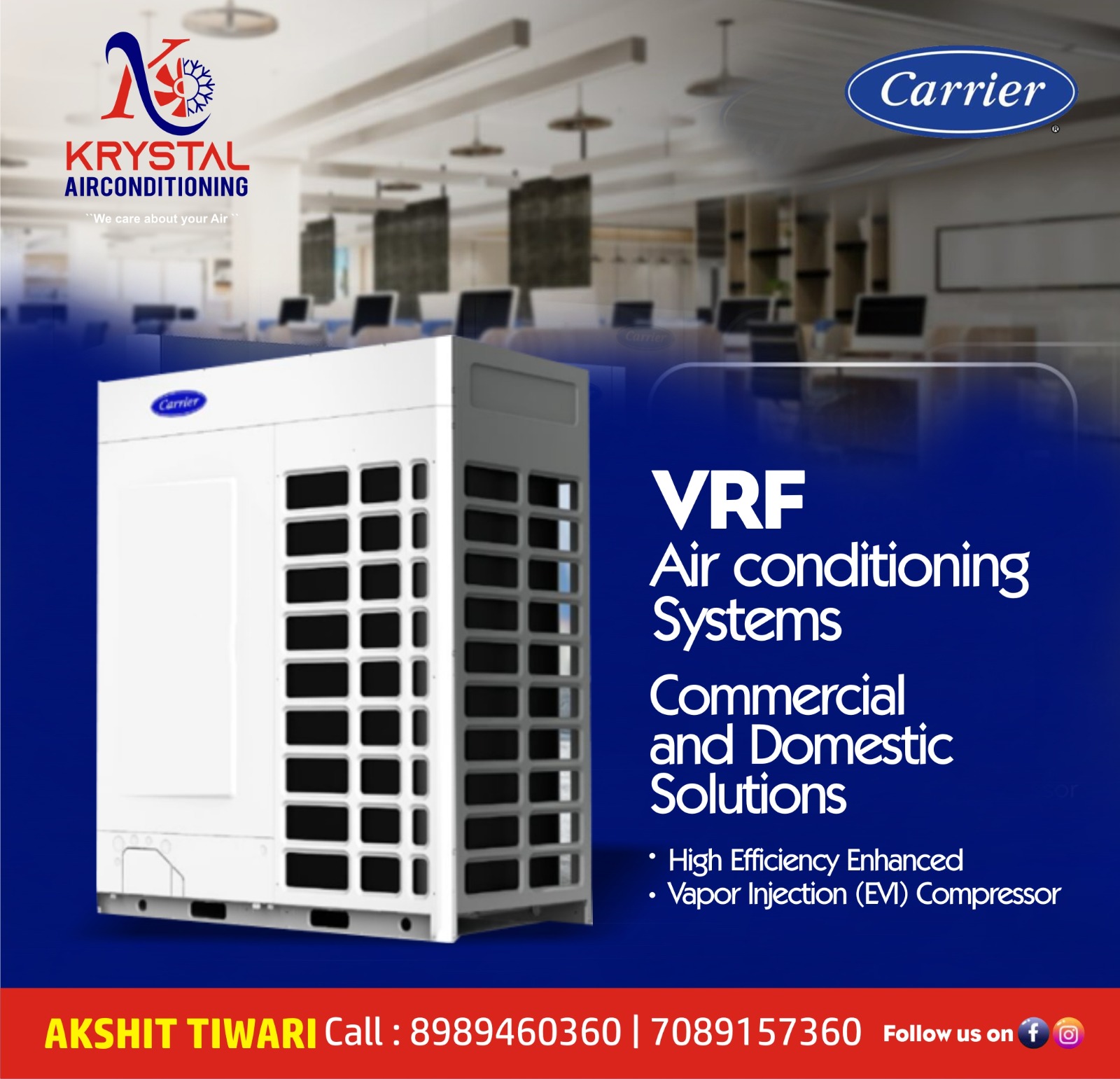 Best VRF Air Conditioning System Distributor in Indore