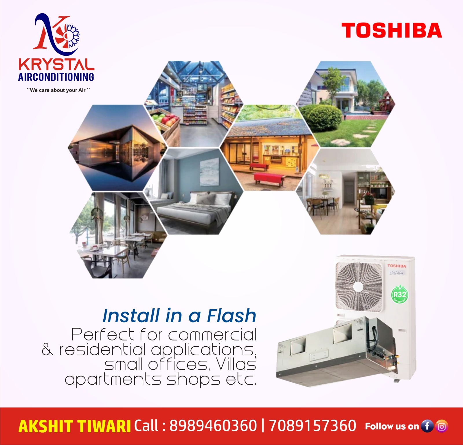 Best Toshiba Mini VRF System Distributor in Indore