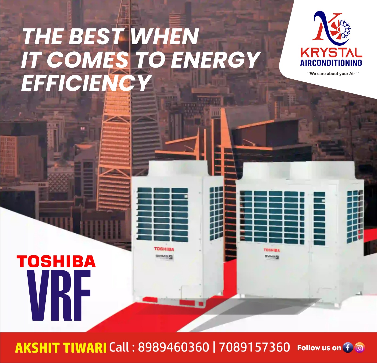 Best Toshiba VRF Systems Distributor in Indore