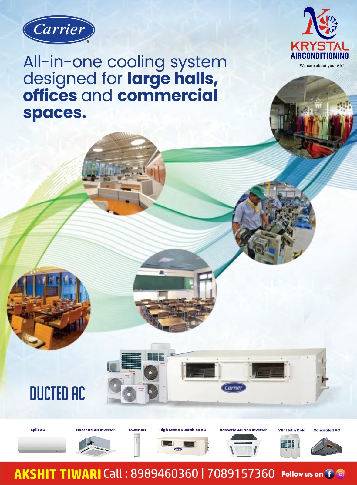 Carrier Ducted AC Dealer in Indore