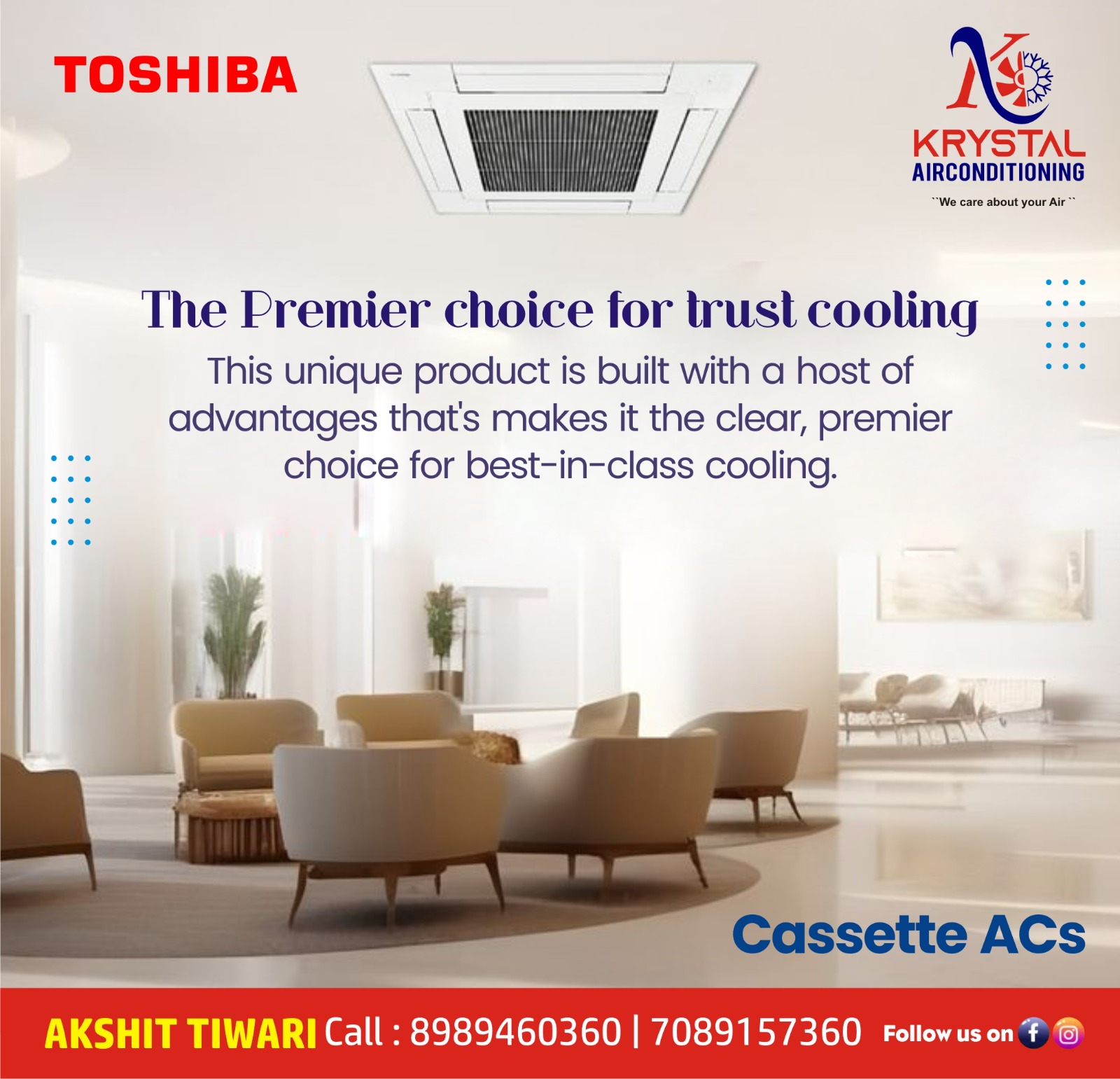 Best Toshiba Ducted AC Supplier in Indore